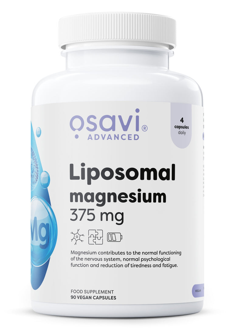 Liposomal Magnesium, 375 mg - 90 vegan caps - Vitax.ro