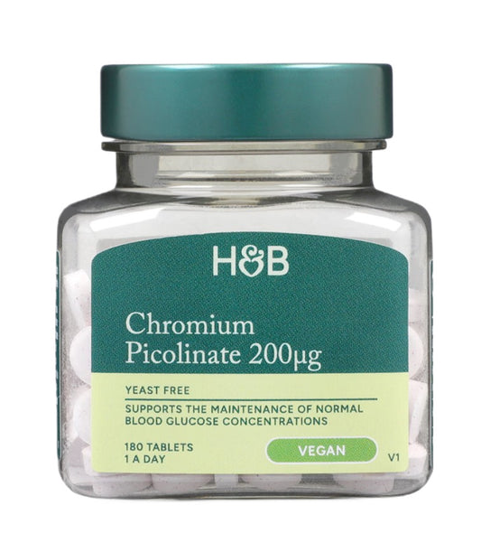 Chromium Picolinate, 200mcg - 180 tablets - Vitax.ro