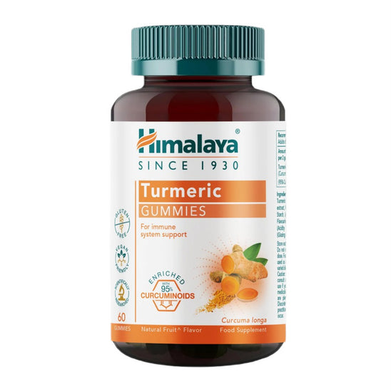 Turmeric Gummies, Natural Fruit, 60 gummies, Himalaya Herbal - Vitax.ro