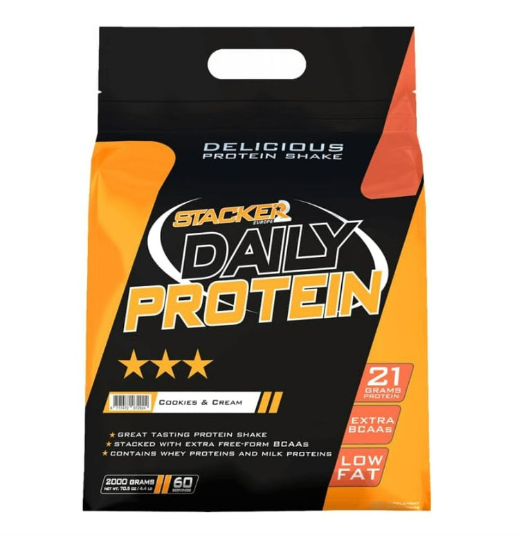 Daily Protein, Cookies & Cream, 2000g, Stacker2 Europe