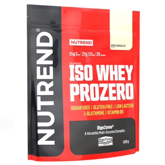 Iso Whey Prozero, White Chocolate, 500 g, Nutrend - Vitax.ro
