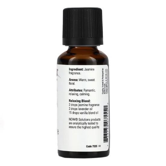 Essential Oil, Jasmine Oil, 30 ml, NOW Foods - Vitax.ro