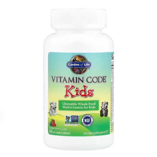 Vitamin Code Kids, Chewable Whole Food Multivitamin For Kids, Cherry Berry, 60 chewable bears, Garden of Life - Vitax.ro