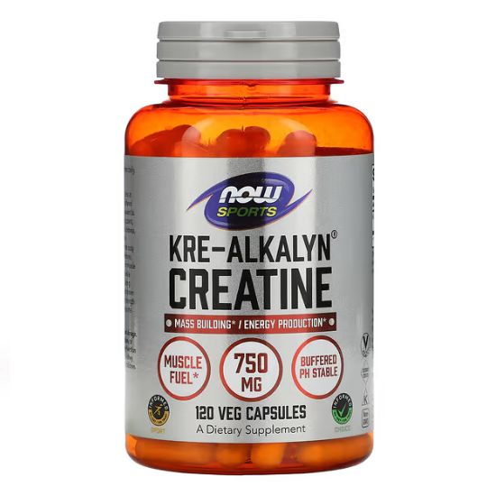 Kre-Alkalyn Creatine, 120 caps, NOW Foods - Vitax.ro