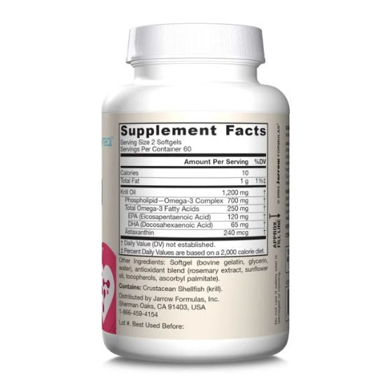 Krill Oil, 120 softgels, Jarrow Formulas - Vitax.ro
