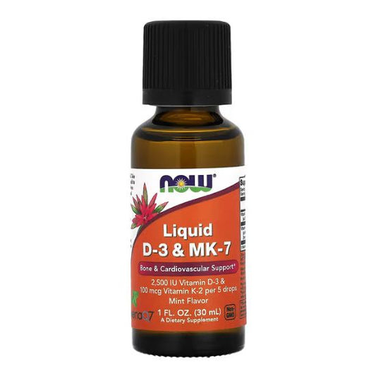 Liquid D-3 & MK-7, 30 ml, NOW Foods - Vitax.ro