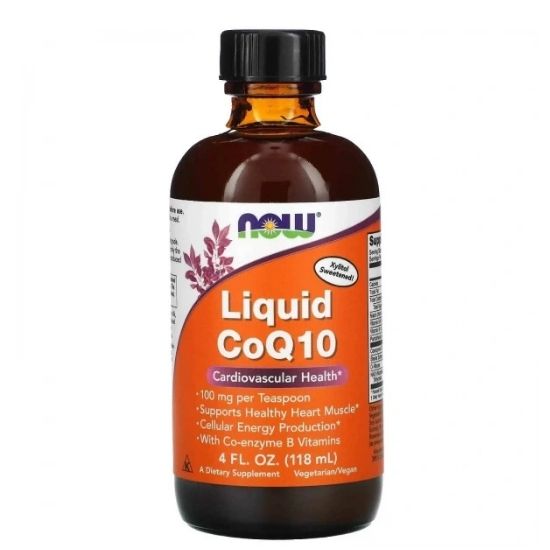 CoQ10 Liquid, 118 ml, NOW Foods - Vitax.ro