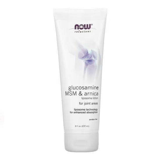 Glucosamine, MSM & Arnica Liposome Lotion, 237 ml, NOW Foods - Vitax.ro