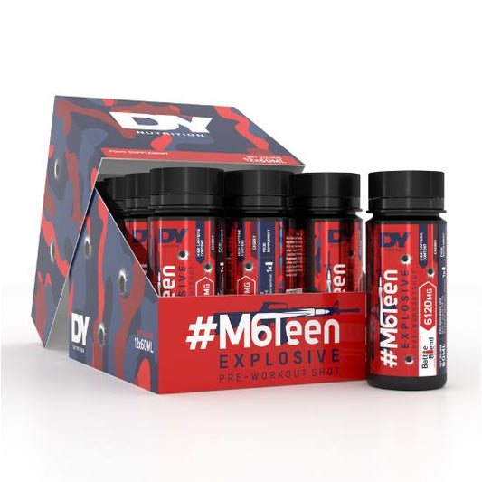 #M6Teen Explosive Pre-Workout Shot, Cherry, 12 x 60ml, Dorian Yates - Vitax.ro