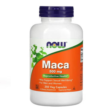 Maca, 500mg, 250 vcaps, NOW Foods - Vitax.ro