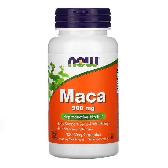Maca, 500mg, 100 vcaps, NOW Foods - Vitax.ro