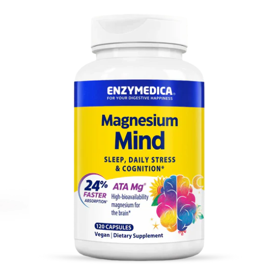 Magnesium Mind, 120 caps, Enzymedica - Vitax.ro