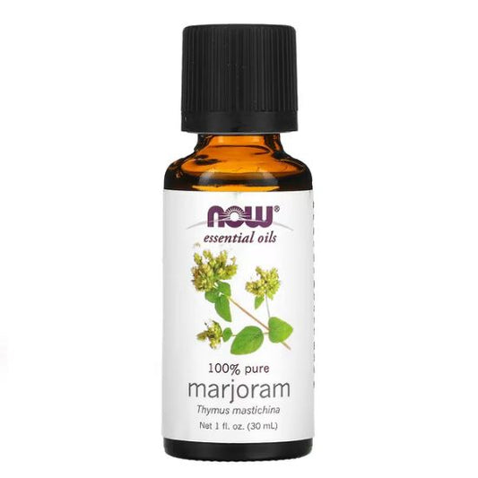 Essential Oil, Marjoram Oil, 30 ml, NOW Foods - Vitax.ro