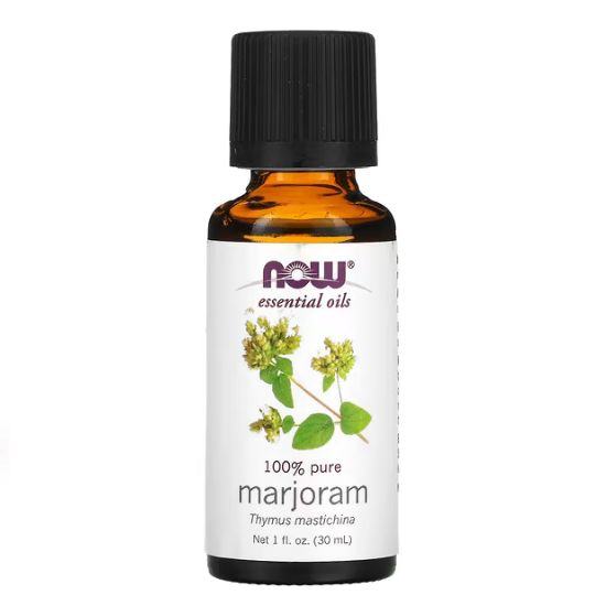 Essential Oil, Marjoram Oil, 30 ml, NOW Foods - Vitax.ro