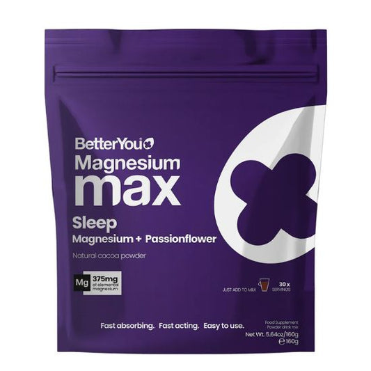 Magnesium Max Sleep, Natural Cocoa, 160g, BetterYou - Vitax.ro