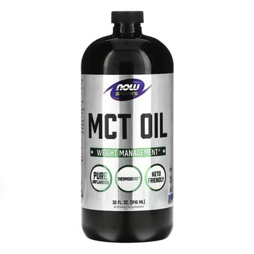 MCT Oil, Pure Liquid, 946 ml, NOW Foods - Vitax.ro