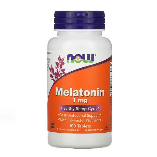 Melatonin, 1mg, 100 tabs, NOW Foods - Vitax.ro