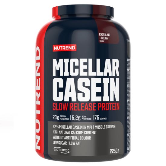 Micellar Casein, Chocolate & Cocoa, 2250 g, Nutrend - Vitax.ro