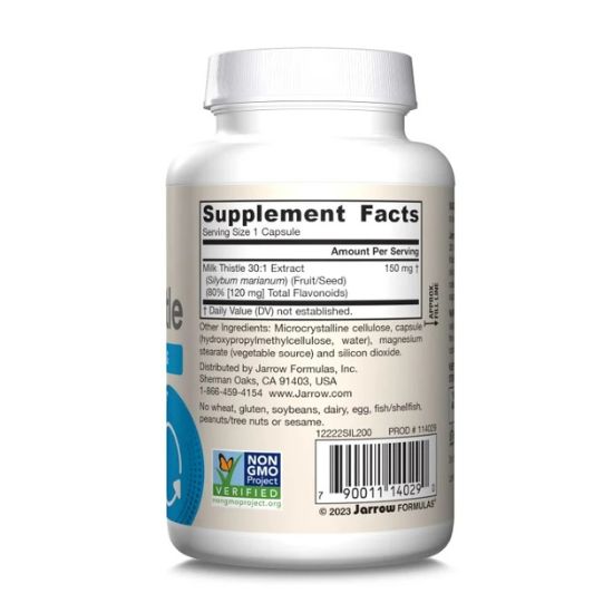 Milk Thistle, 150mg, 100 vcaps,  Jarrow Formulas - Vitax.ro