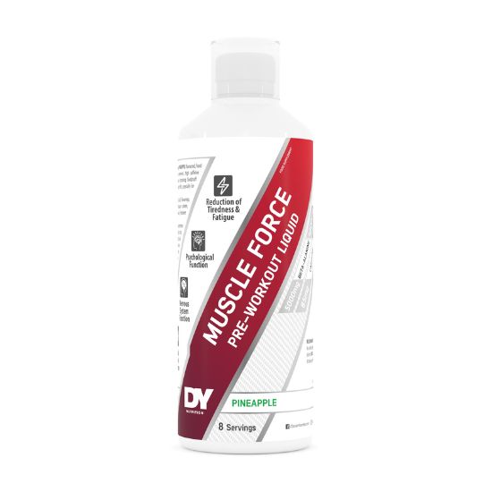 Muscle Force Liquid Pre-Workout, Pineapple, 500 ml, Dorian Yates - Vitax.ro