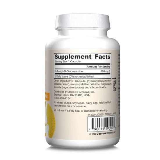 N-A-G (N-Acetyl-D-Glucosamine) 120 vcaps, Jarrow Formulas - Vitax.ro