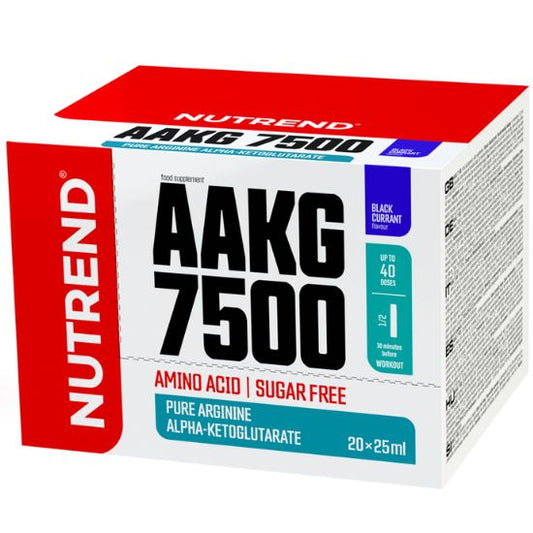 AAKG 7500, Blackcurrant, 20 x 25 ml, Nutrend