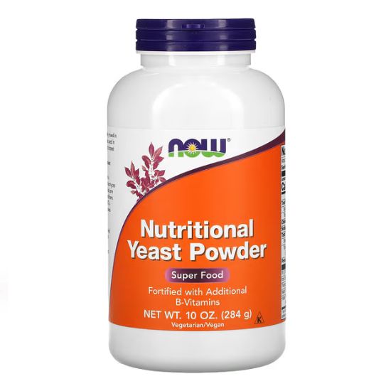 Nutritional Yeast Powder, 284g, NOW Foods - Vitax.ro