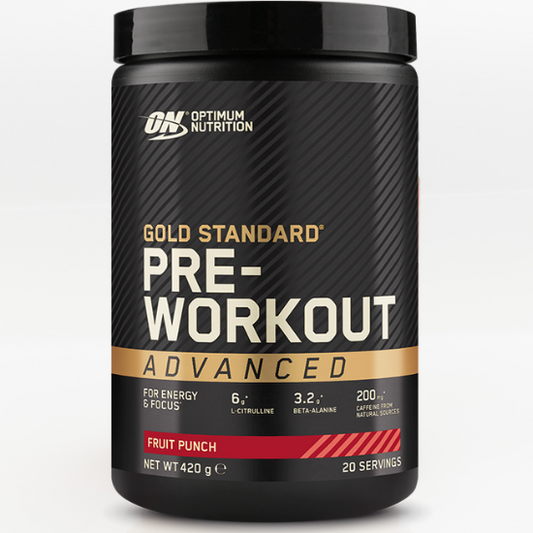 Gold Standard Pre-Workout Advanced, 420 g, Fruit Punch, Optimum Nutrition - Vitax.ro