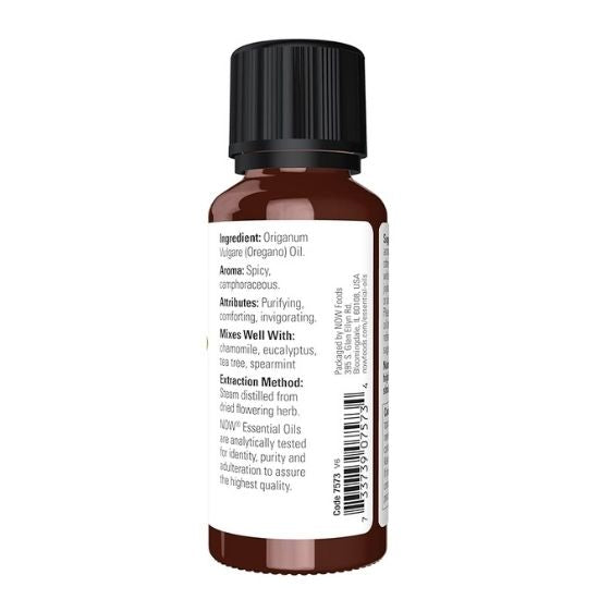 Essential Oil, Oregano Oil, 30 ml, NOW Foods - Vitax.ro