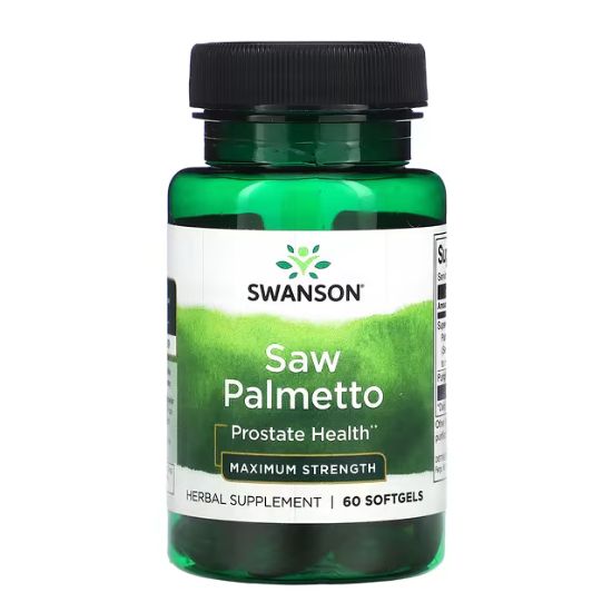 Saw Palmetto, Maximum Strength, 60 softgels, Swanson - Vitax.ro