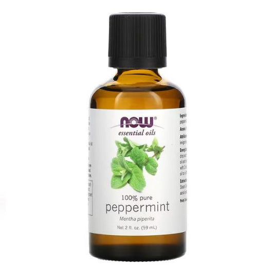 Essential Oil, Peppermint Oil, 59 ml, NOW Foods - Vitax.ro