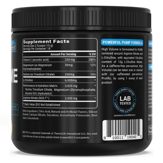 High Volume, Guava Pineapple Punch, 270g, PEScience - Vitax.ro