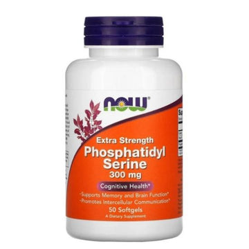 Phosphatidyl Serine, 300mg Extra Strength, 50 softgels, NOW Foods - Vitax.ro