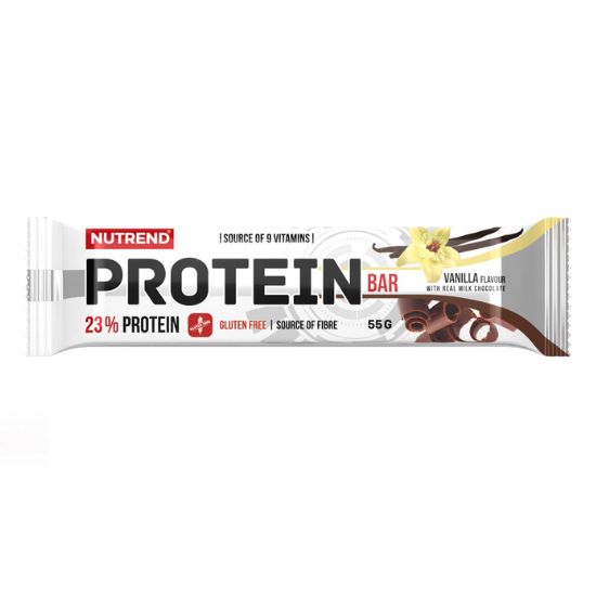 Protein Bar, Vanilla, 24 x 55 g, Nutrend - Vitax.ro