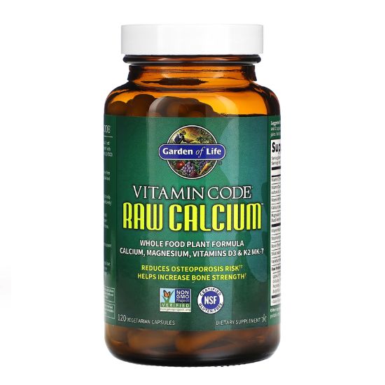 Vitamin Code Raw Calcium, 120 vcaps, Garden of Life - Vitax.ro