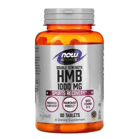 HMB, 1000mg, 90 tabs, NOW Foods - Vitax.ro