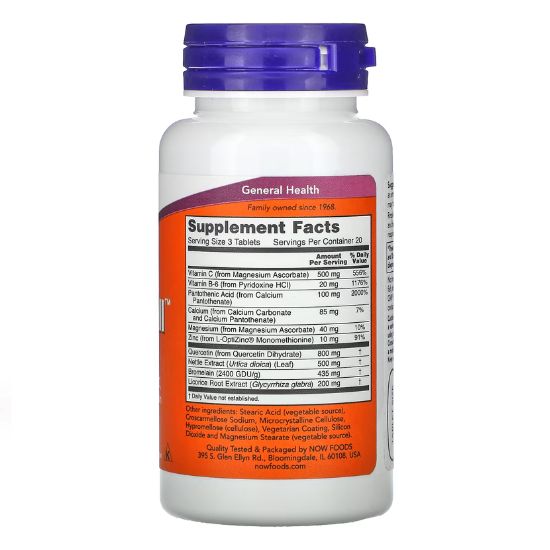 Respir-All, Allergy, 60 tablets, NOW Foods - Vitax.ro