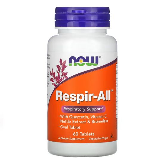 Respir-All, Allergy, 60 tablets, NOW Foods - Vitax.ro