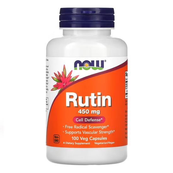 Rutin, 450mg, 100 vcaps, NOW Foods - Vitax.ro