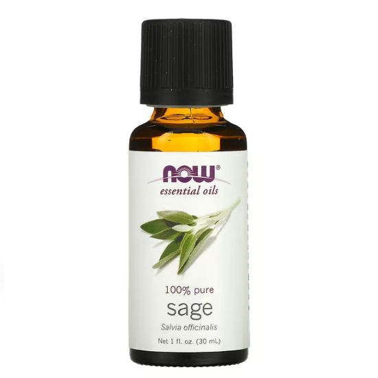 Essential Oil, Sage Oil, 30 ml, NOW Foods - Vitax.ro