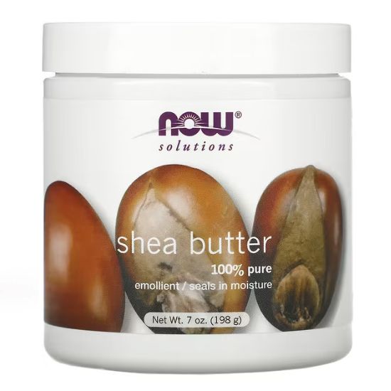 Shea Butter 100% Natural, 207 ml, NOW Foods - Vitax.ro