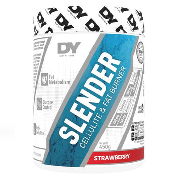 Slender Cellulite & Fat Burner, Strawberry, 450g, Dorian Yates - Vitax.ro
