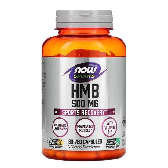 HMB, 500mg, 120 vcaps, NOW Foods - Vitax.ro