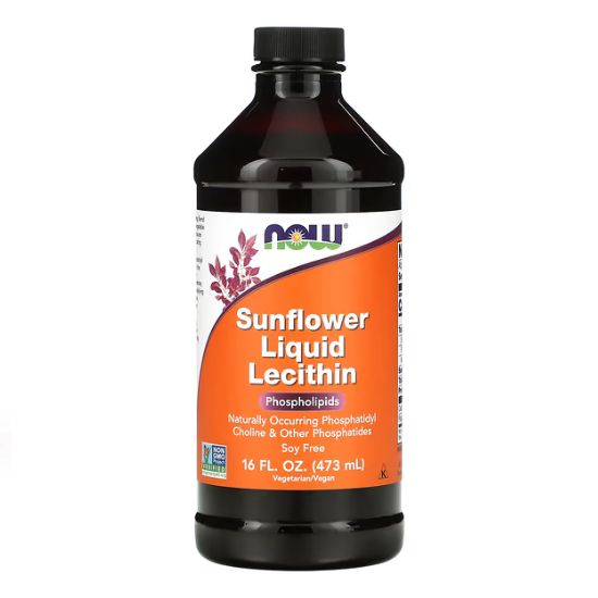 Sunflower Liquid Lecithin, 473 ml, NOW Foods - Vitax.ro
