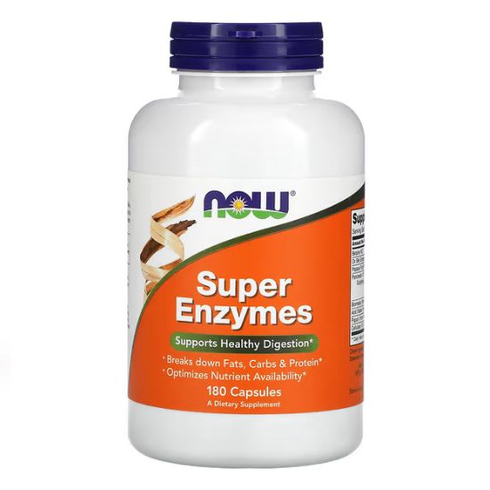 Super Enzymes, 180 caps, NOW Foods - Vitax.ro