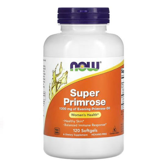 Super Primrose, 1300mg, 120 softgels, NOW Foods - Vitax.ro