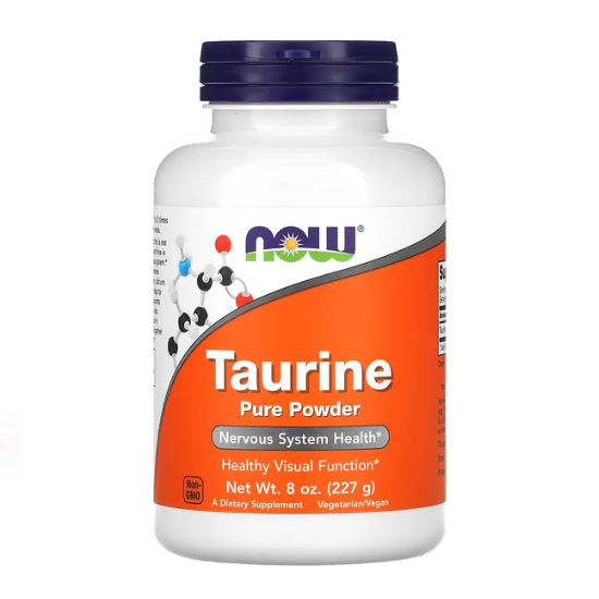 Taurine, Pure Powder, 227g, NOW Foods - Vitax.ro