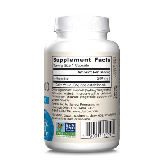 Theanine, 200mg, 60 vcaps, Jarrow Formulas - Vitax.ro
