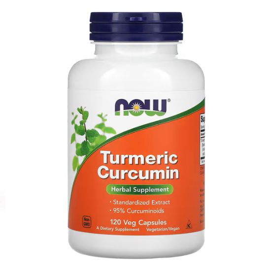 Turmeric Curcumin, 120 vcaps, NOW Foods - Vitax.ro