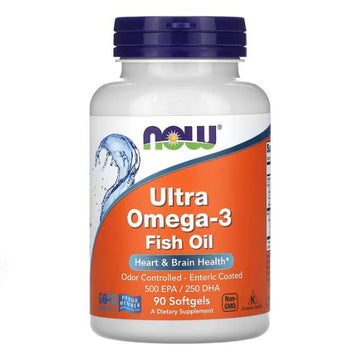Ultra Omega-3, 90 softgels, NOW Foods - Vitax.ro